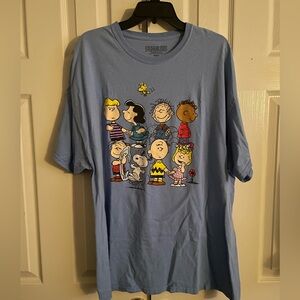 Peanuts Kids Light Blue Character Tee